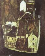 Egon Schiele Dead City III (mk12) china oil painting reproduction